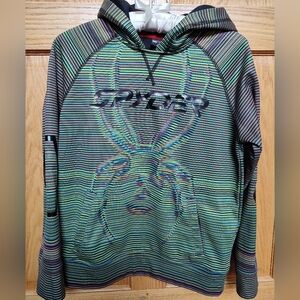 Youth M Spyder Striped Hoodie